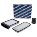 BOSCH Filterset Luftfilter + Ölfilter + Innenraumfilter Toyota Aygo I 1.0 68PS