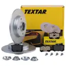 Textar Bremsenset Bremsscheiben Ø249 voll Bremsbeläge hinten Citroen Peugeot 308