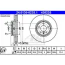 ATE 24.0130-0235.1 Bremsscheiben 2 Stück vorne für AUDI