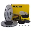 Original Textar Bremsenset Scheiben Ø295 belüf. Beläge WK vo. Mercedes mit AMG/S