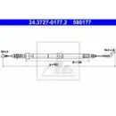 2x ATE Bremsseile Feststellbremse VW Transporter für Scheibenbremse hinten !