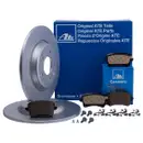 ATE Bremsenset Bremsscheiben Ø300 voll Bremsbeläge Ceramic hinten Audi A4 A5 Q5
