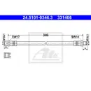 2x ATE Bremsschlauch vorn Mercedes 190 E-Klasse S-Klasse Kombi T-Modell