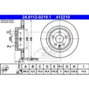 ATE 24.0112-0219.1 Bremsscheiben 2 Stück hinten für OPEL