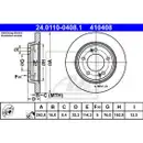 ATE 24.0110-0408.1 Bremsscheiben 2 Stück hinten für KIA
