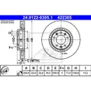 ATE 24.0122-0305.1 Bremsscheiben 2 Stück hinten für TOYOTA