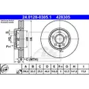 ATE 24.0128-0305.1 Bremsscheiben 2 Stück vorn für VOLVO