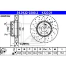 ATE 24.0132-0300.2 Bremsscheiben 2 Stück vorn für MERCEDES-BENZ
