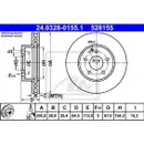 Original ATE 24.0328-0155.1 Power Disc Bremsscheiben 2 Stück vorn für MERCEDES-B