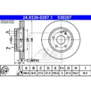 Original ATE 24.0330-0207.1 Power Disc Bremsscheiben 2 Stück vorn für OPEL