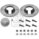 FEBI BILSTEIN 09075 Bremsscheiben 2 Stück hinten für AUDI