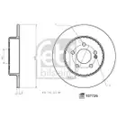 FEBI BILSTEIN Bremsscheiben 2 Stück hinten z. Bsp. für SAAB