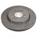 FEBI BILSTEIN 108196 Bremsscheiben 2 Stück hinten für OPEL