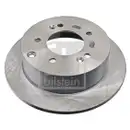 FEBI BILSTEIN Bremsscheiben 2 Stück hinten z. Bsp. für NISSAN
