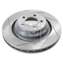 FEBI BILSTEIN 108662 Bremsscheiben 2 Stück hinten für CHRYSLER