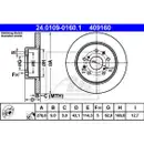 ATE 24.0109-0160.1 Bremsscheiben 2 Stück SUZUKI