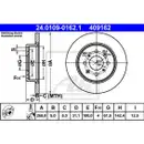 ATE 24.0109-0162.1 Bremsscheiben 2 Stück HONDA