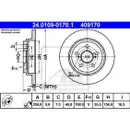 ATE 24.0109-0170.1 Bremsscheiben 2 Stück TOYOTA