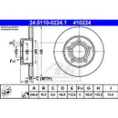 ATE 24.0110-0224.1 Bremsscheiben 2 Stück VW