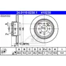 ATE 24.0110-0230.1 Bremsscheiben 2 Stück PEUGEOT