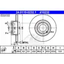 ATE 24.0110-0232.1 Bremsscheiben 2 Stück VW