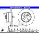 ATE 24.0110-0226.1 Bremsscheiben 2 Stück SAAB