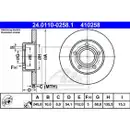 ATE 24.0110-0258.1 Bremsscheiben 2 Stück AUDI