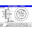 ATE 24.0110-0344.1 Bremsscheiben 2 Stück hinten MITSUBISHI