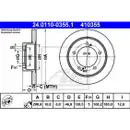 ATE 24.0110-0355.1 Bremsscheiben 2 Stück SUZUKI
