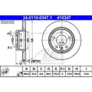 ATE 24.0110-0347.1 Bremsscheiben 2 Stück OPEL