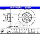 ATE 24.0110-0349.1 Bremsscheiben 2 Stück ALFA ROMEO
