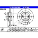 ATE 24.0110-0369.1 Bremsscheiben 2 Stück HYUNDAI