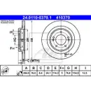 ATE 24.0110-0370.1 Bremsscheiben 2 Stück HYUNDAI