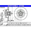 ATE 24.0111-0100.2 Bremsscheiben 2 Stück RENAULT