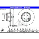 ATE 24.0111-0115.1 Bremsscheiben 2 Stück für LADA