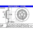 ATE 24.0111-0145.1 Bremsscheiben 2 Stück FORD