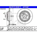 ATE 24.0111-0147.1 Bremsscheiben 2 Stück VOLVO