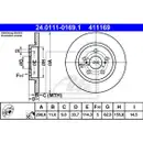 ATE 24.0111-0169.1 Bremsscheiben 2 Stück TOYOTA