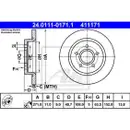 ATE 24.0111-0171.1 Bremsscheiben 2 Stück FOR