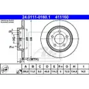 ATE 24.0111-0160.1 Bremsscheiben 2 Stück MAZDA