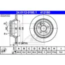 ATE 24.0112-0180.1 Bremsscheiben 2 Stück VOLVO