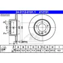 ATE 24.0112-0191.1 Bremsscheiben 2 Stück OPEL