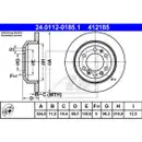 ATE 24.0112-0185.1 Bremsscheiben 2 Stück KIA
