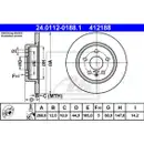 ATE 24.0112-0188.1 Bremsscheiben 2 Stück OPEL
