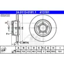 ATE 24.0113-0181.1 Bremsscheiben 2 Stück AUDI