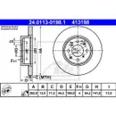 ATE 24.0113-0198.1 Bremsscheiben 2 Stück ROVER