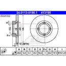 ATE 24.0113-0195.1 Bremsscheiben 2 Stück CHEVROLET