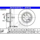 ATE 24.0114-0112.1 Bremsscheiben 2 Stück CITROËN