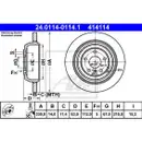 ATE 24.0114-0114.1 Bremsscheiben 2 Stück MERCEDES-BENZ