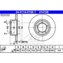 ATE 24.0114-0108.1 Bremsscheiben 2 Stück für LAND ROVER